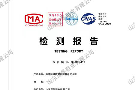 百華鞋業-檢測報告